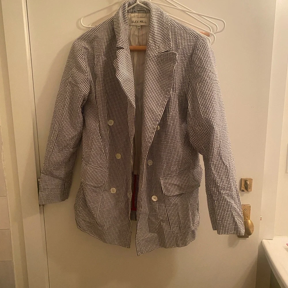 Alex Mill XS seersucker blazer - Picture 4 of 6
